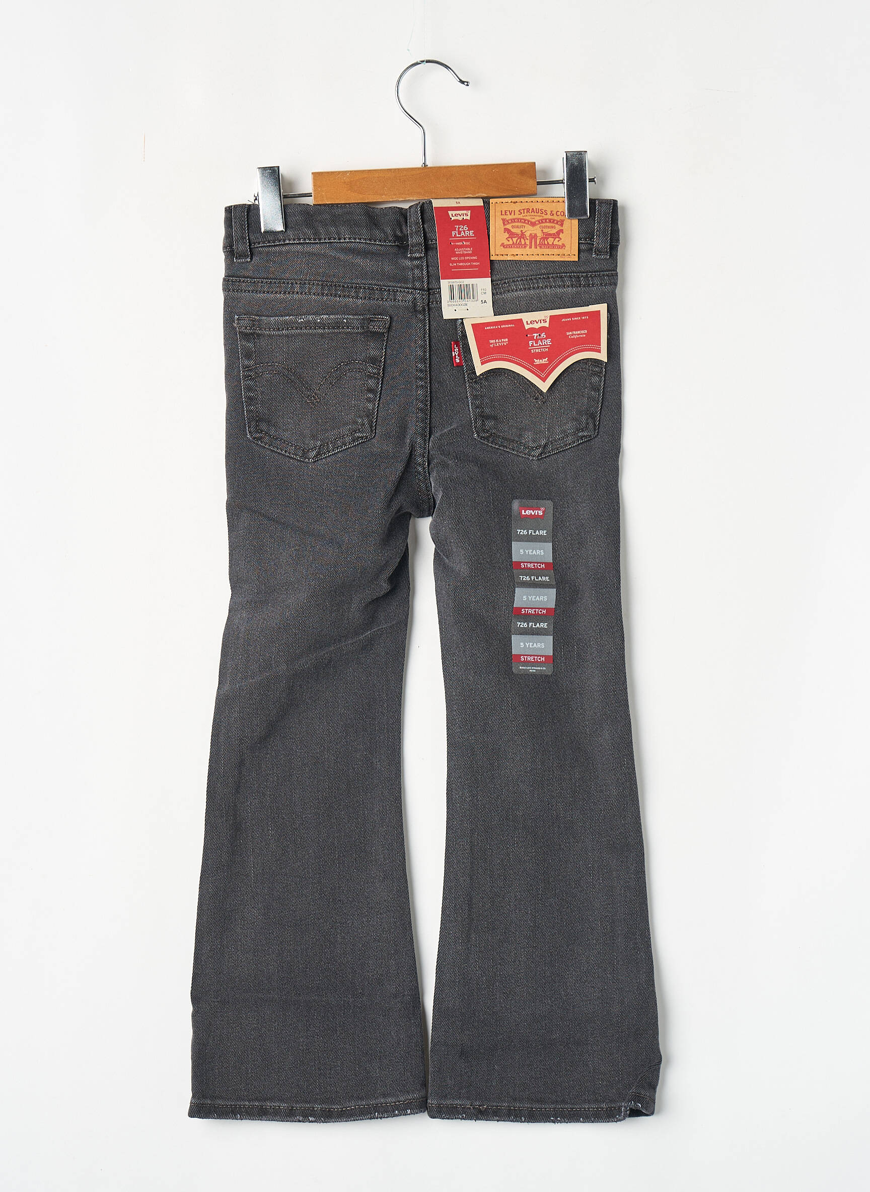 Blugi bootcut negru LEVI'S fată