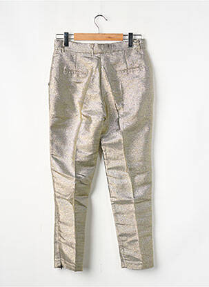Pantalon drept argintiu MES DEMOISELLES...PARIS femeie