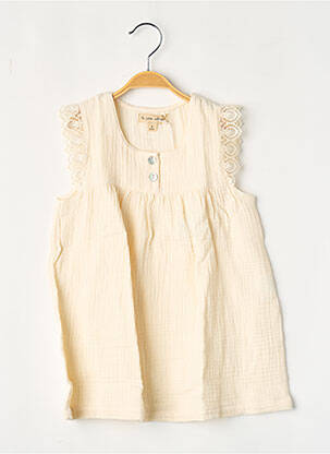 Rochie scurtă bej LA PETITE COLLECTION fată