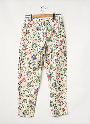 Pantalon drept albastru THE NEW SOCIETY femeie