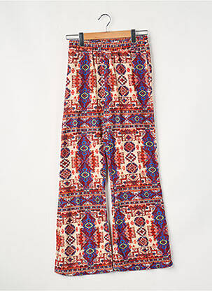 Pantalon drept roșu V.DE.VINSTER femeie