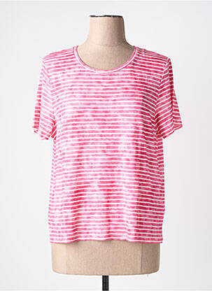Tricou roz MAJESTIC FILATURES femeie