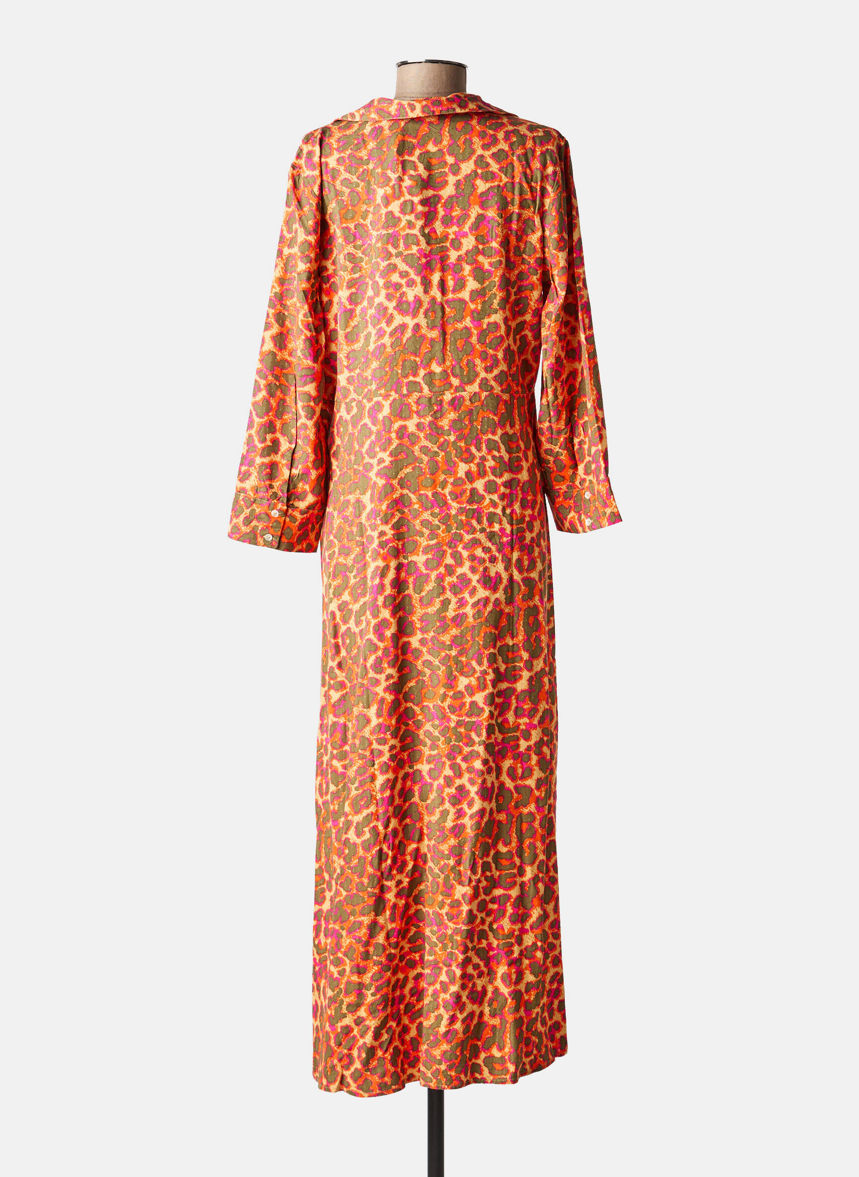 Rochie lungă portocalie VILA femeie