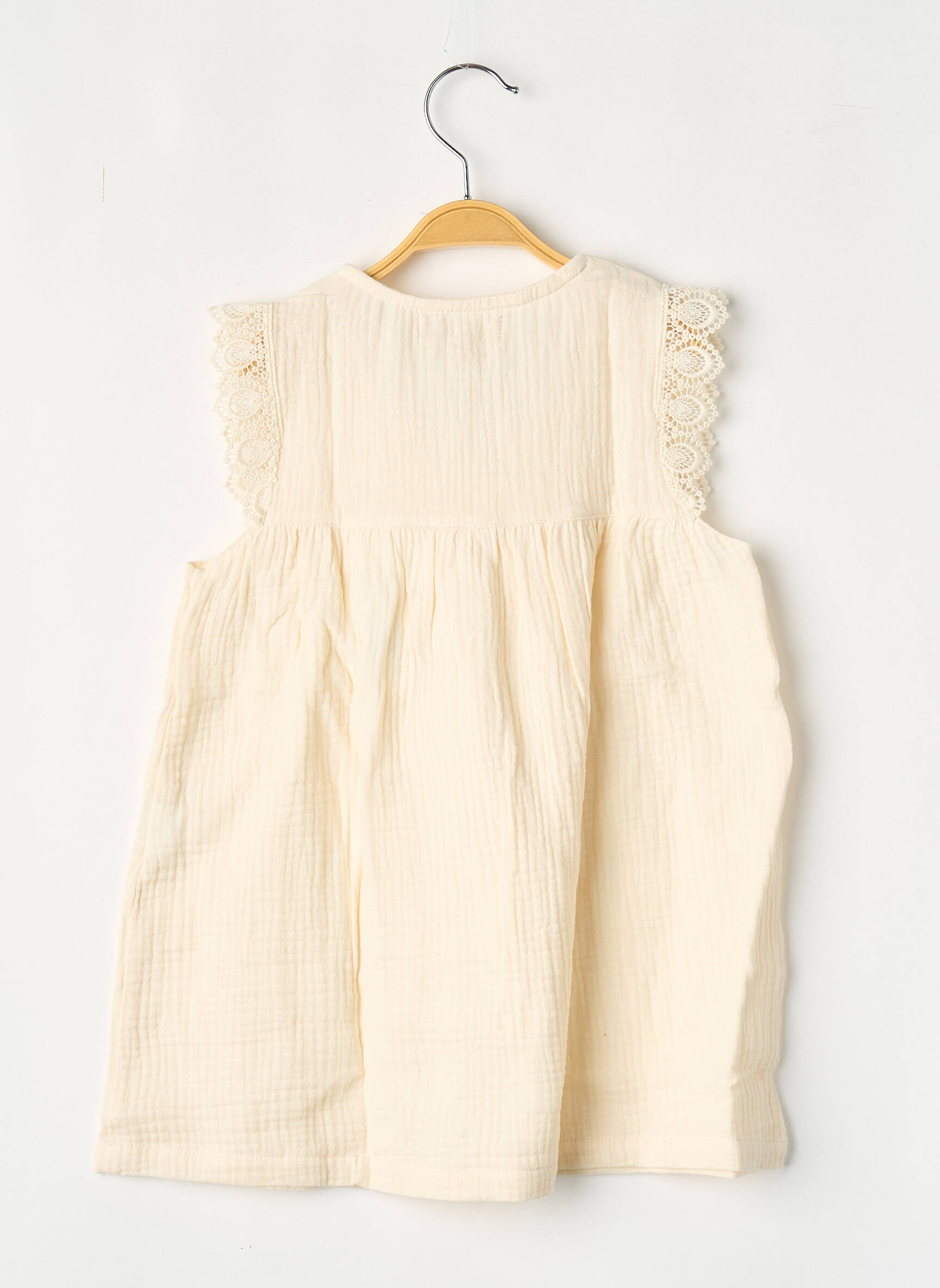 Rochie scurtă bej LA PETITE COLLECTION fată