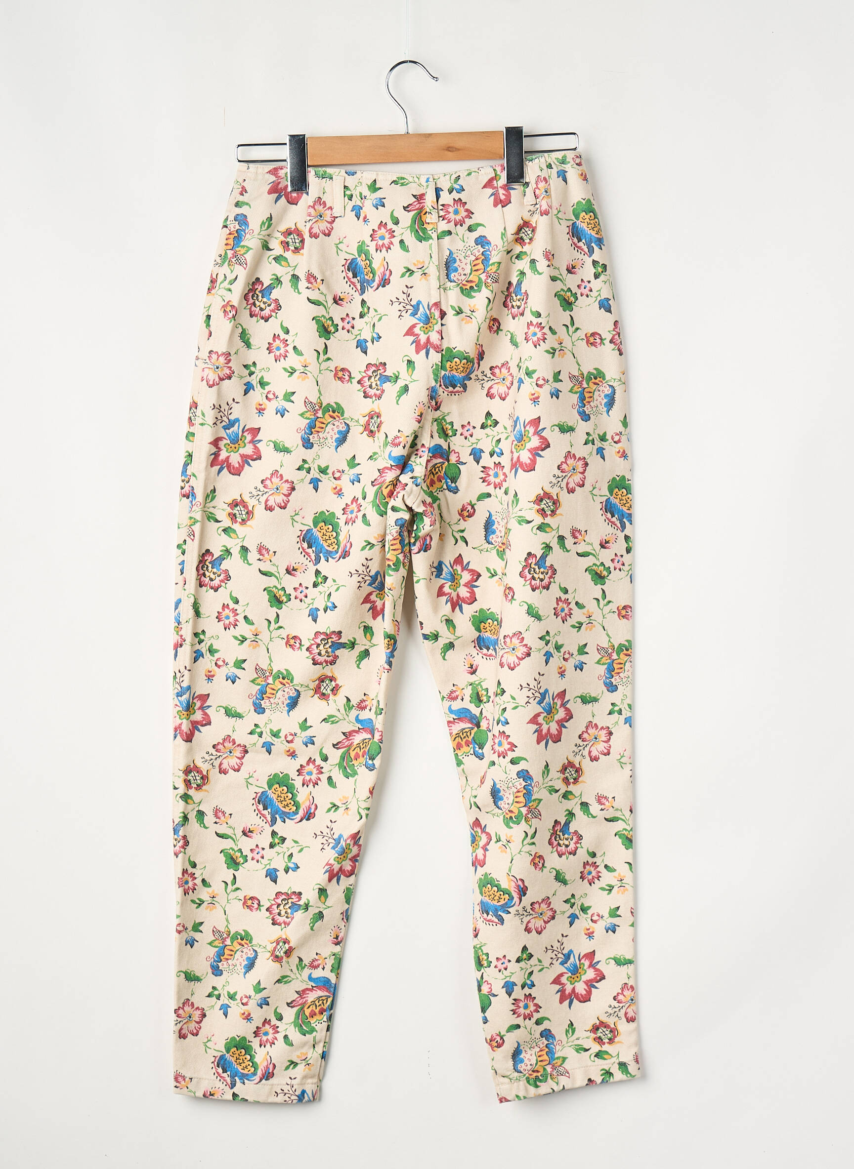 Pantalon drept albastru THE NEW SOCIETY femeie