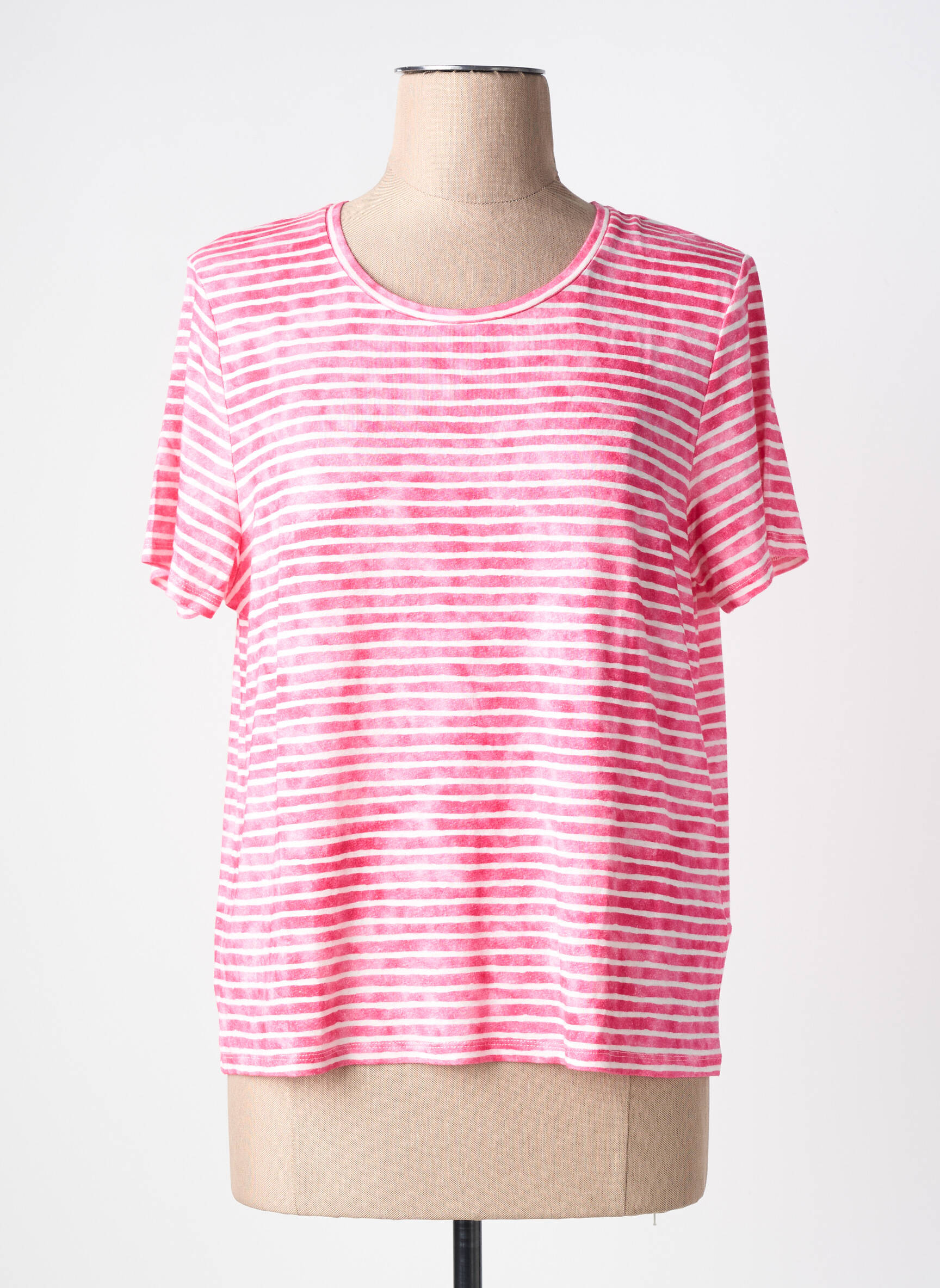 Tricou roz MAJESTIC FILATURES femeie