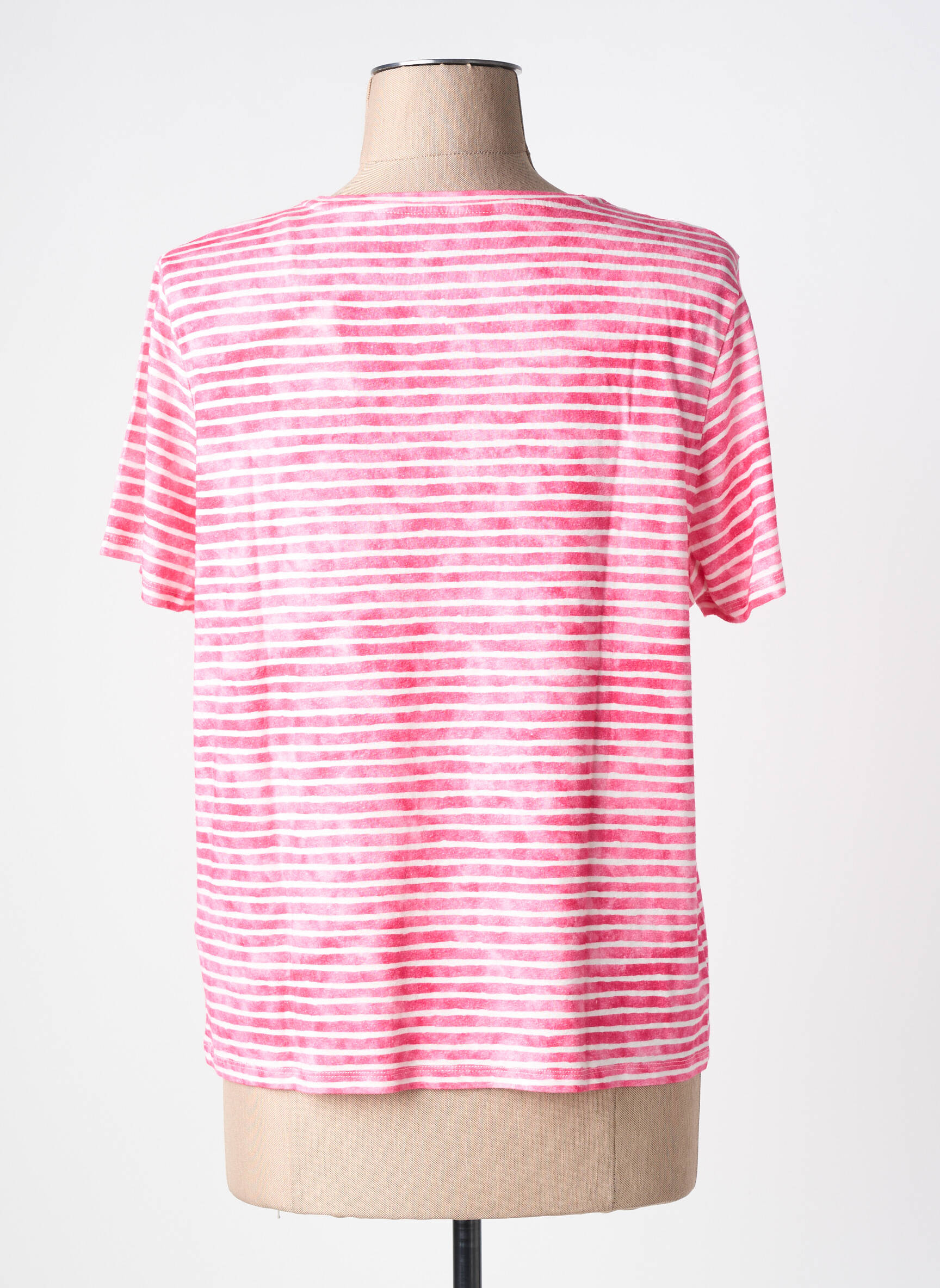 Tricou roz MAJESTIC FILATURES femeie