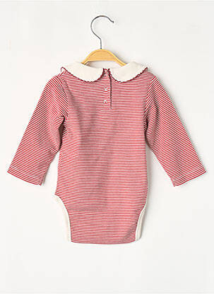 Body imprimeu dungi roșu MAISON LABICHE fată