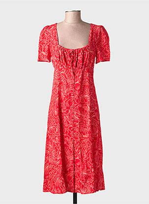 Rochie midi roșu SOI PARIS femeie