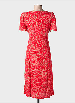 Rochie midi roșu SOI PARIS femeie