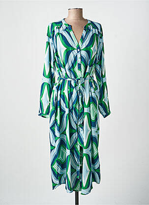 Rochie midi verde LA PETITE ETOILE femeie