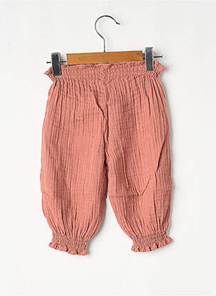 Pantalon larg portocalie THE NEW SOCIETY fată