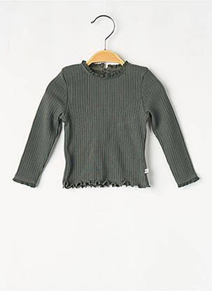 Tricou verde THE NEW SOCIETY fată