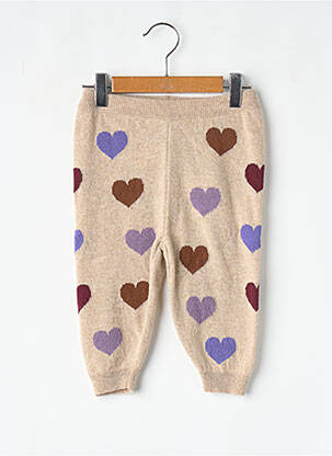 Pantalon drept bej THE NEW SOCIETY fată