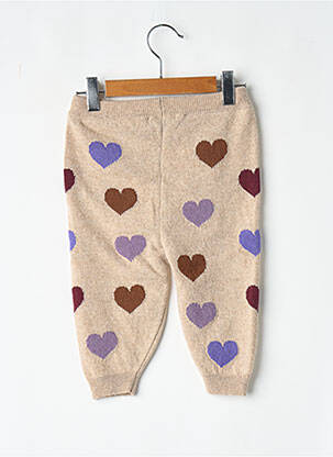 Pantalon drept bej THE NEW SOCIETY fată