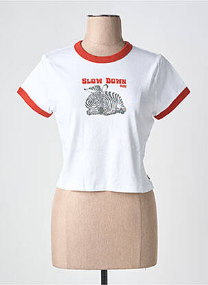 Tricou alb LEVI'S femeie