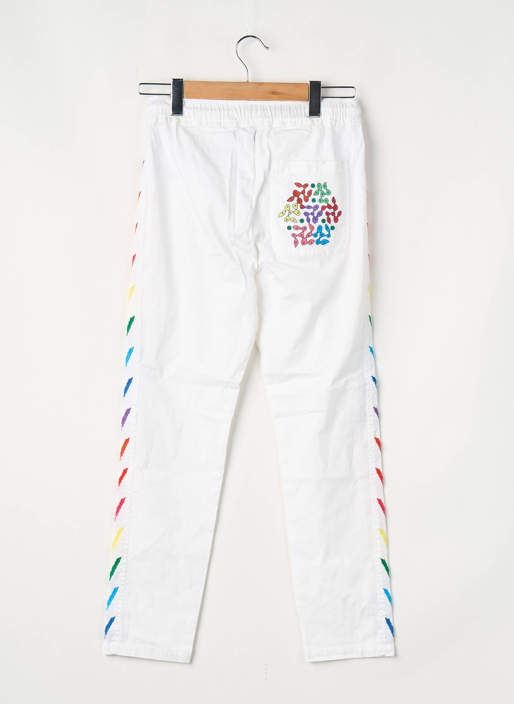 Pantalon drept alb SACK'S femeie