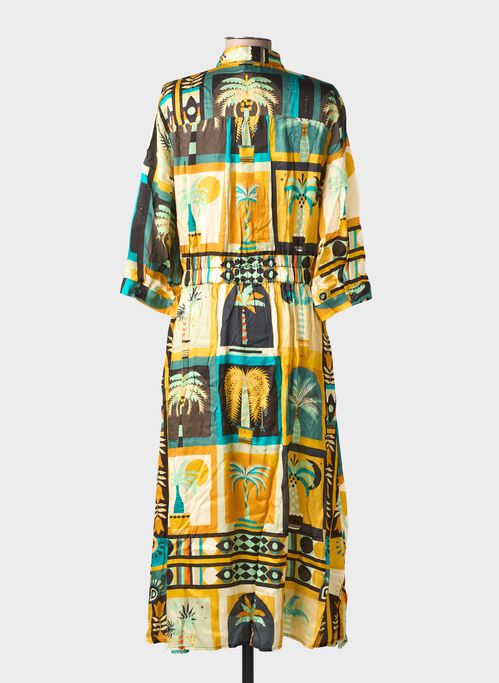 Rochie lungă negru WILD femeie