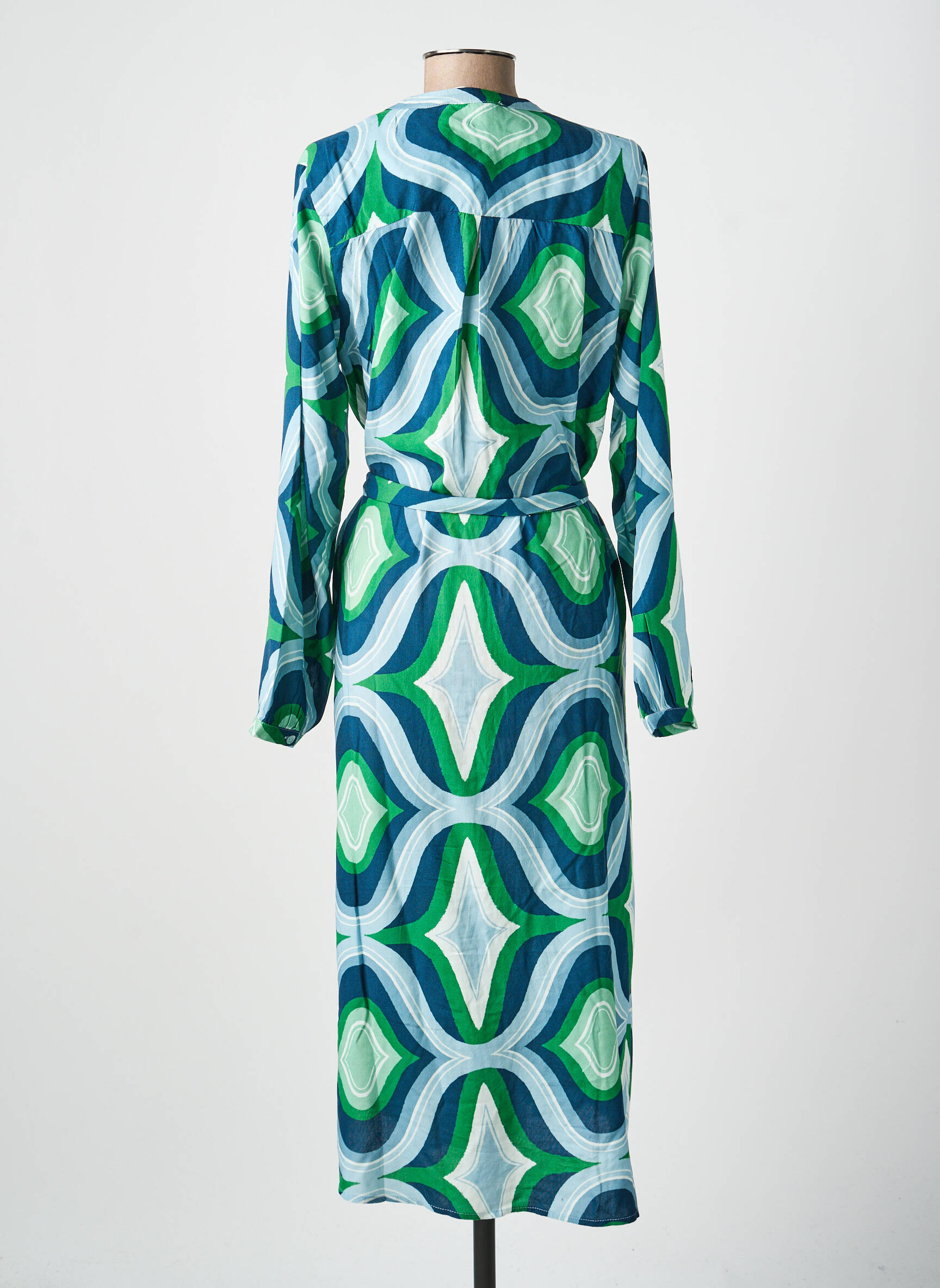 Rochie midi verde LA PETITE ETOILE femeie