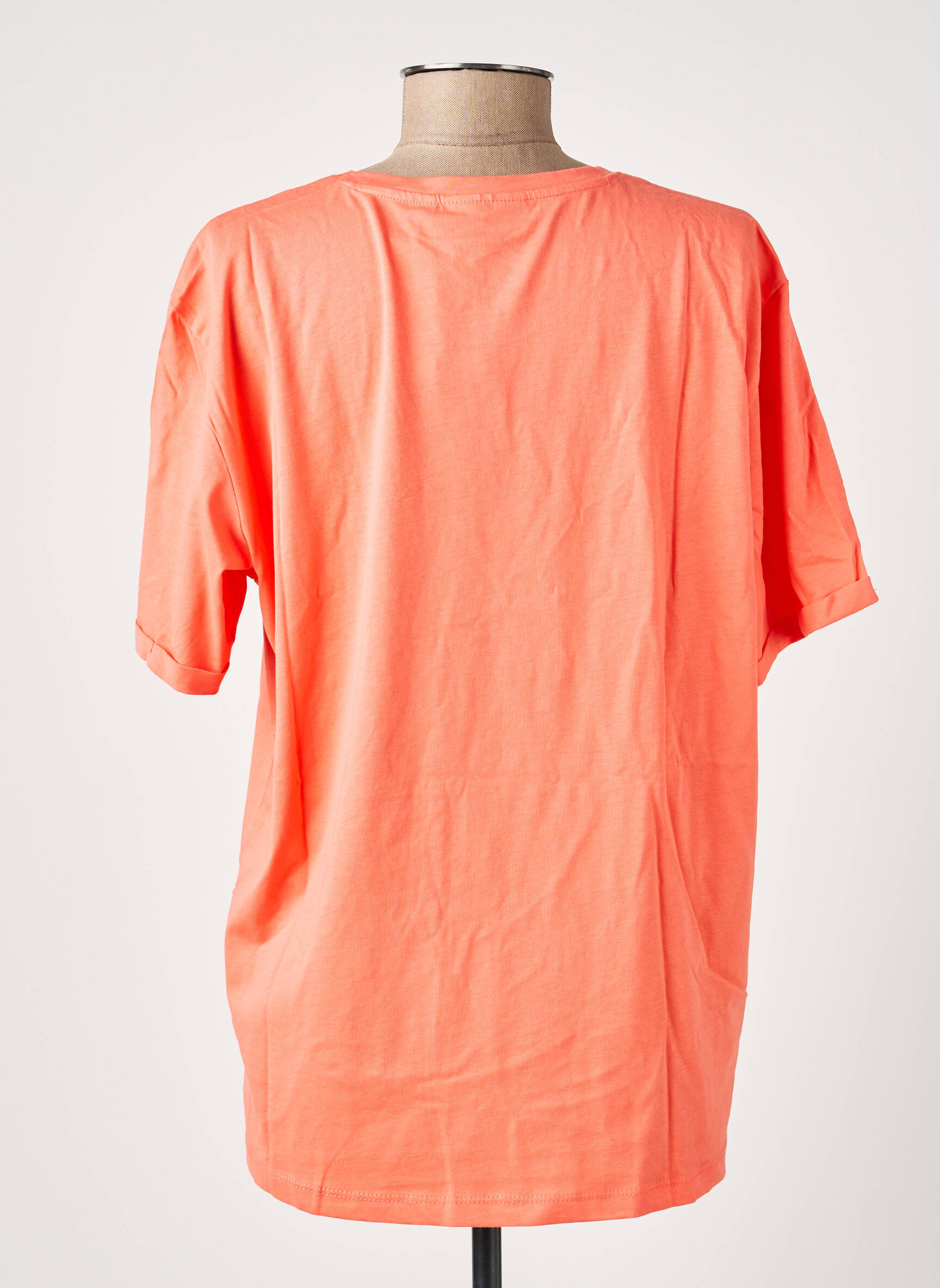 Tricou roz MSCH COPENHAGEN femeie