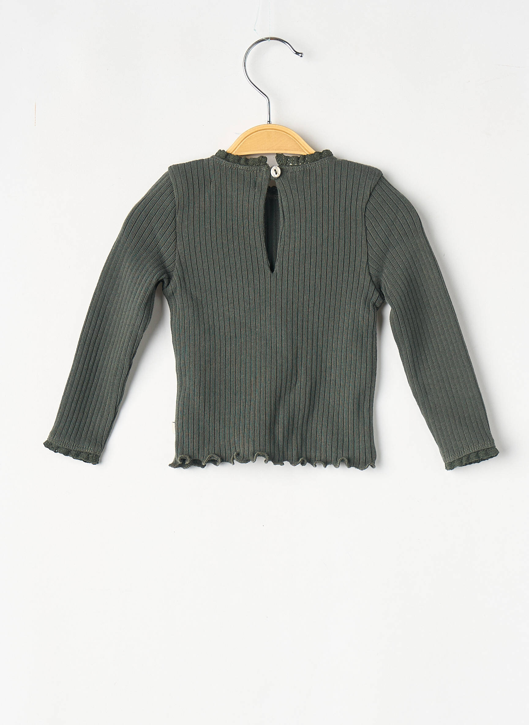 Tricou verde THE NEW SOCIETY fată
