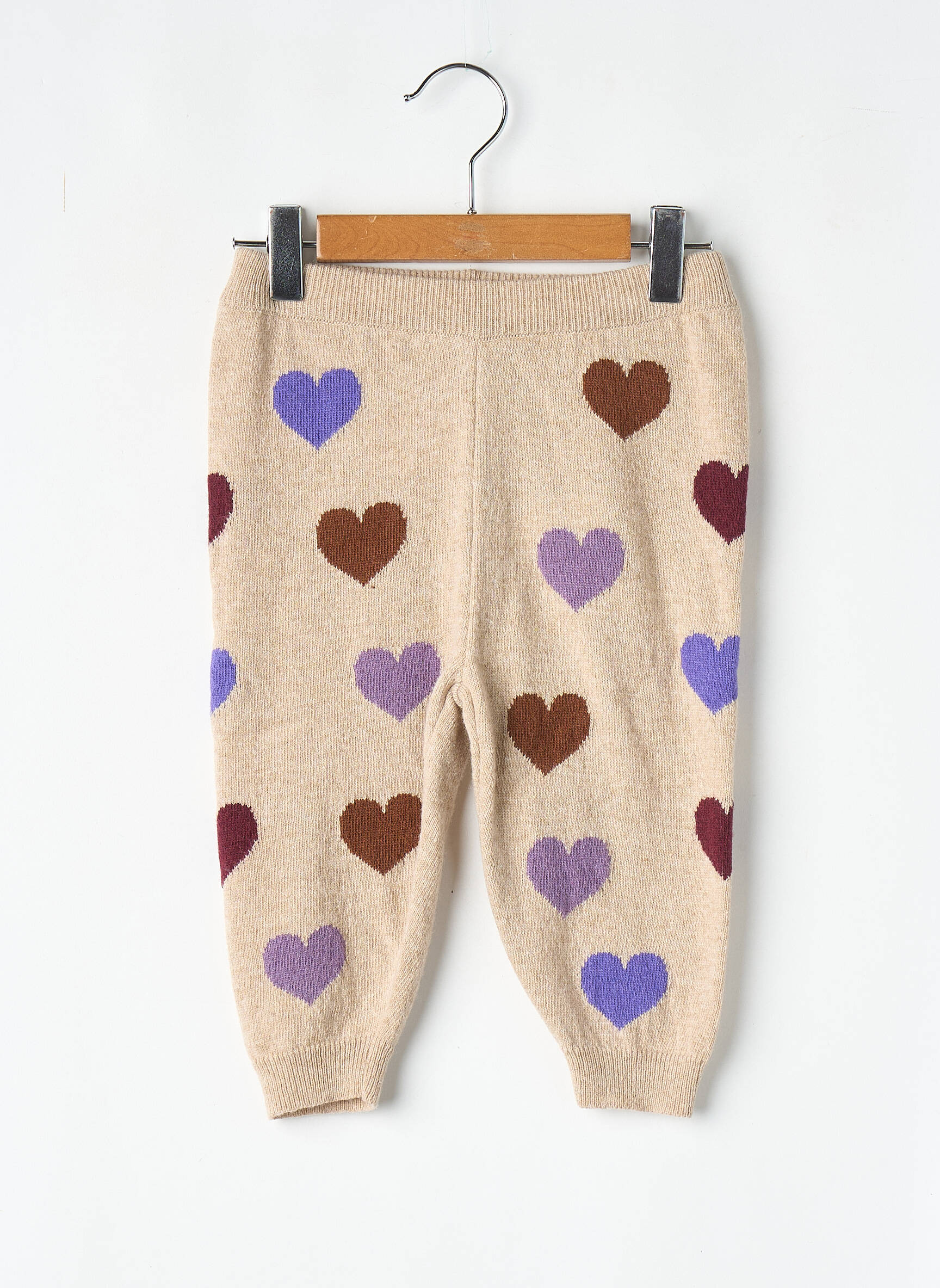 Pantalon drept bej THE NEW SOCIETY fată