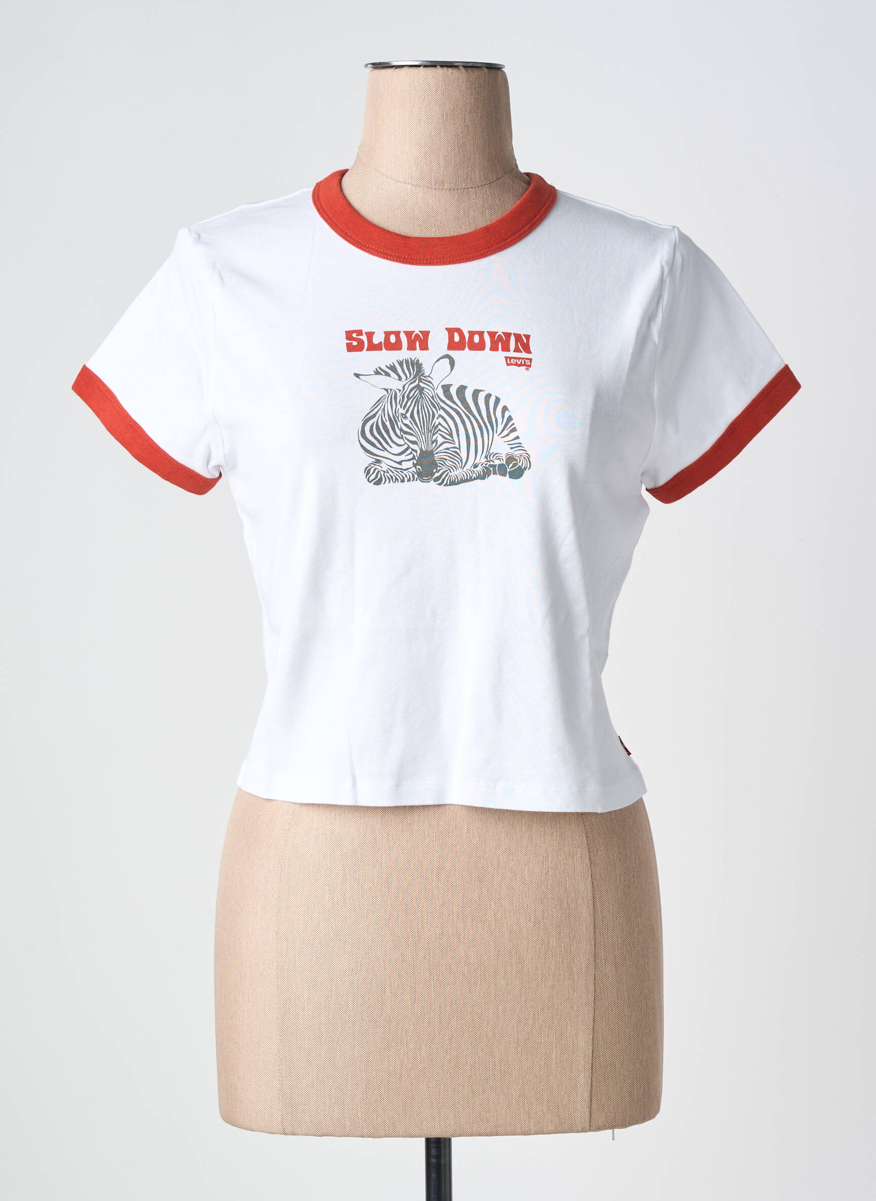 Tricou alb LEVI'S femeie