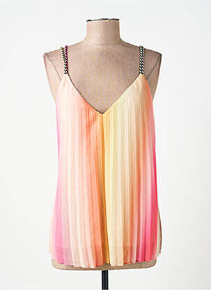 Top guler în v roz SCOTCH & SODA femeie