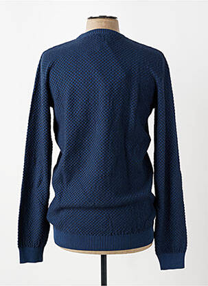 Pulover albastru KNOWLEDGE COTTON APPAREL bărbat