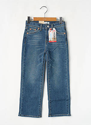 Blugi boyfriend albastru LEVI'S fată