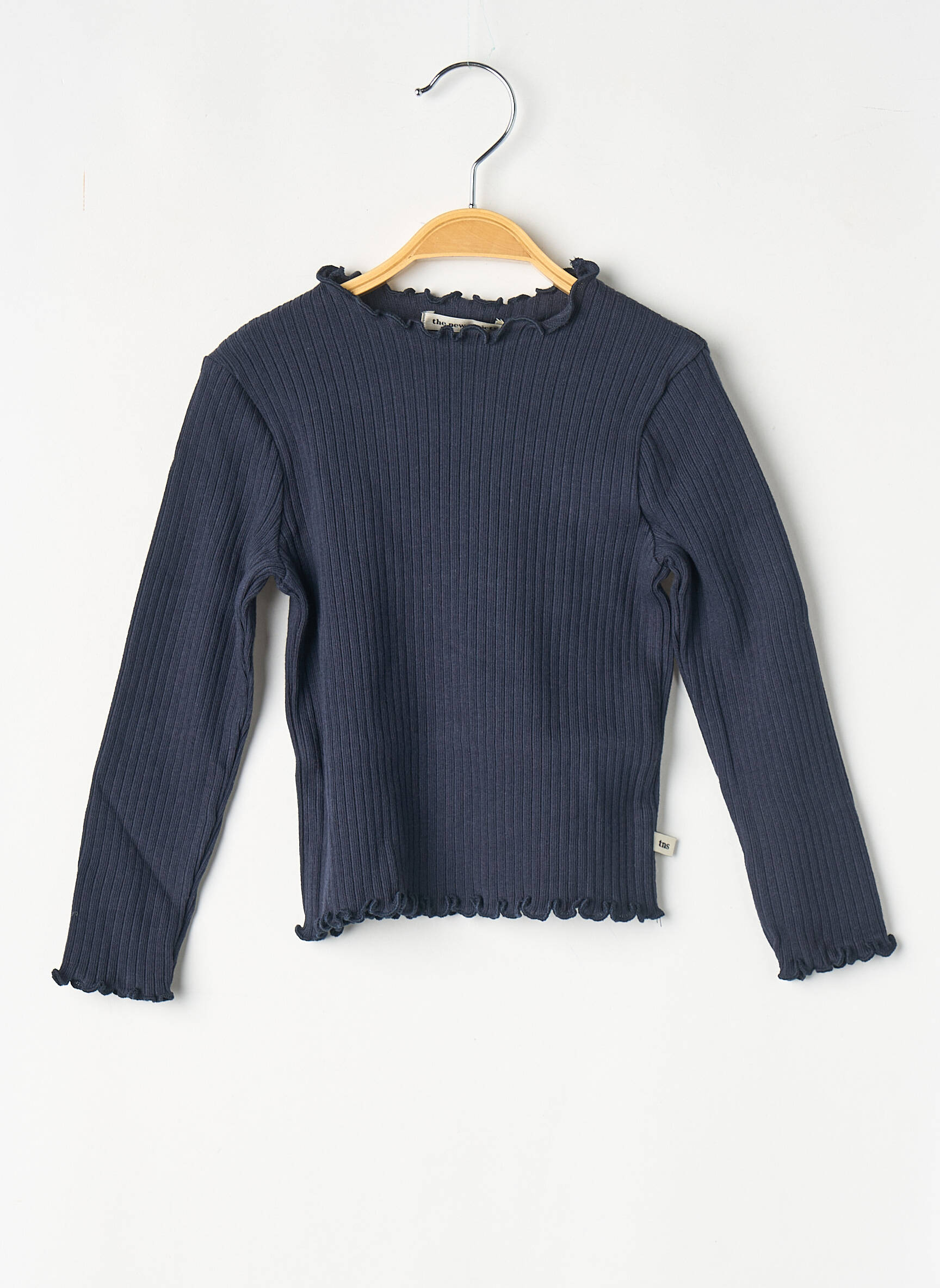 Tricou albastru THE NEW SOCIETY fată