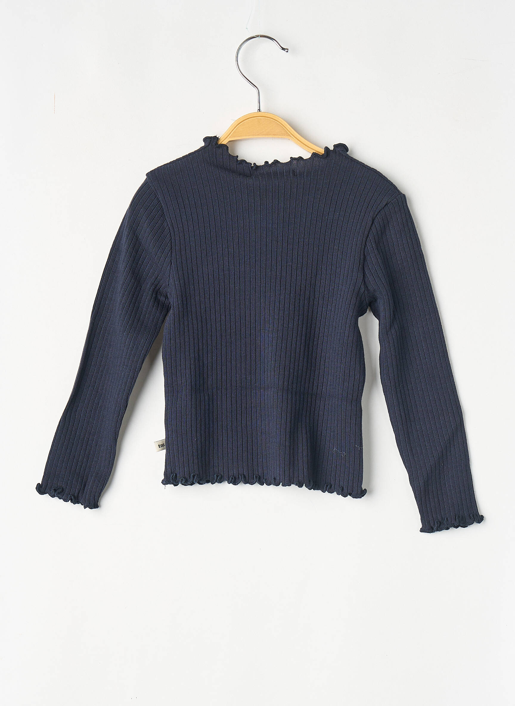 Tricou albastru THE NEW SOCIETY fată