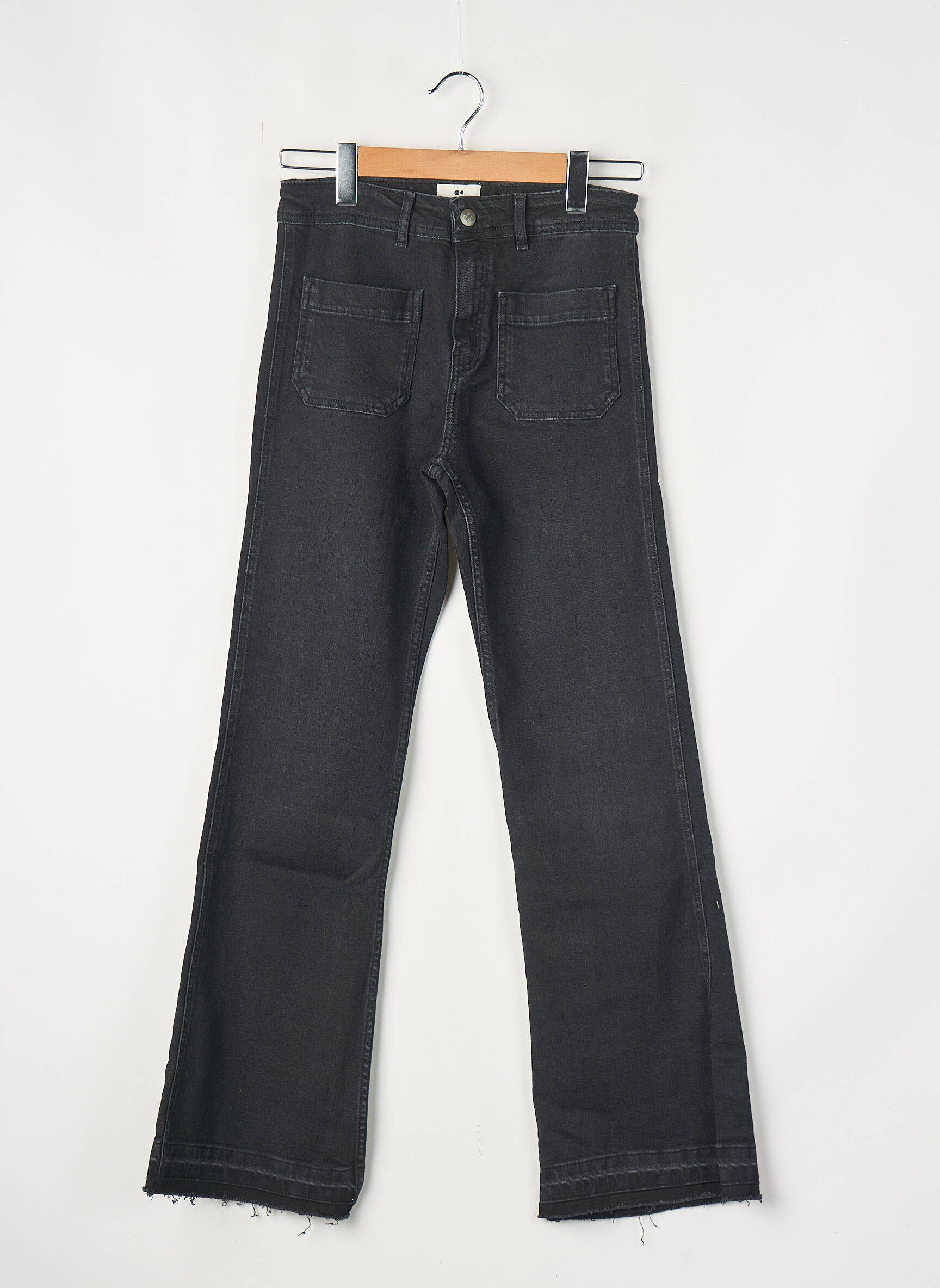 Blugi bootcut negru SWILDENS femeie