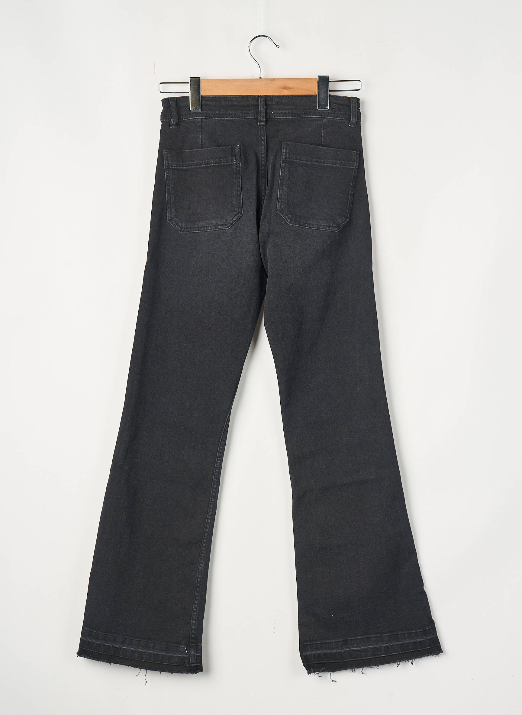 Blugi bootcut negru SWILDENS femeie