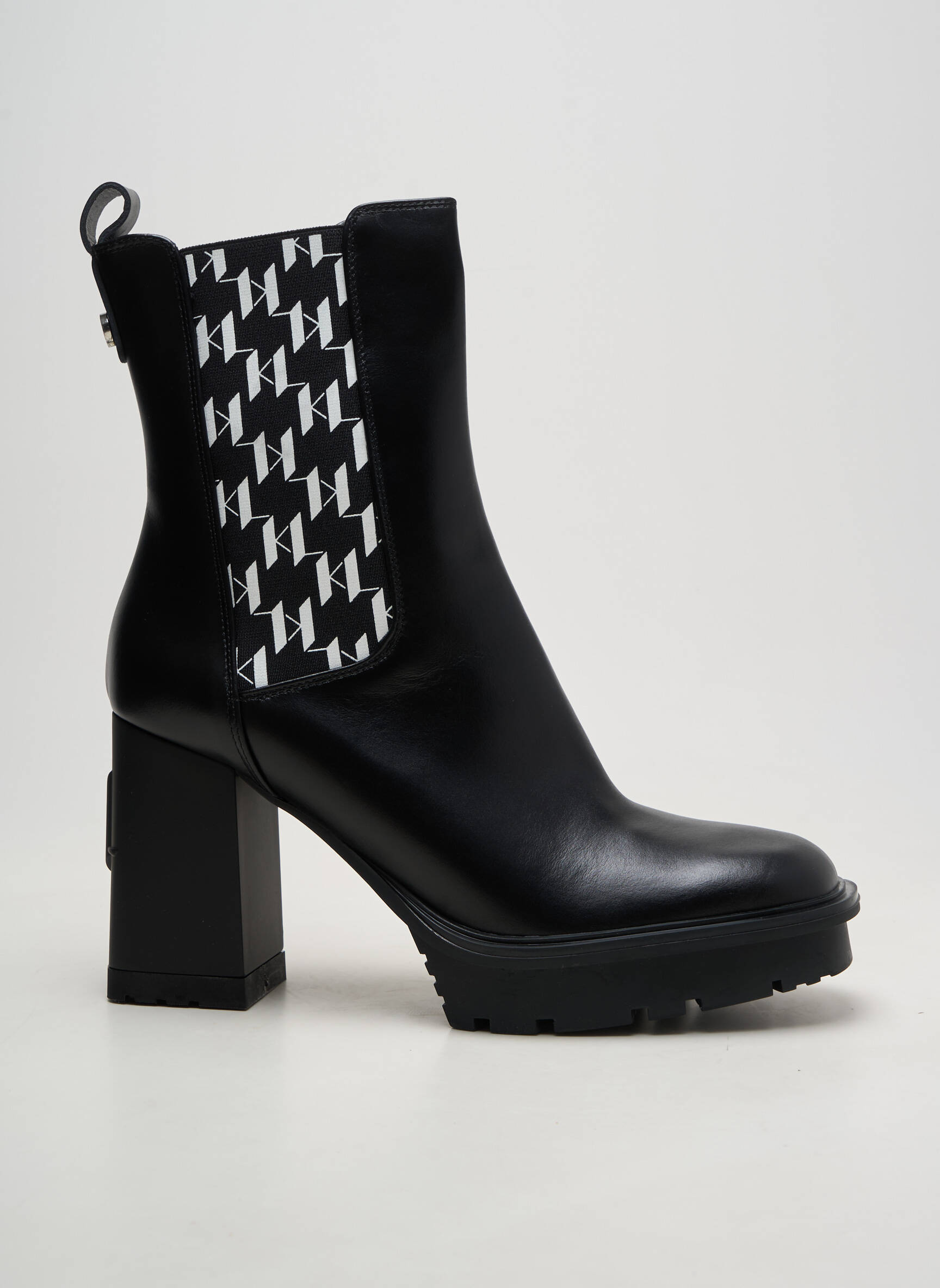 Botine/ghete negru KARL LAGERFELD femeie