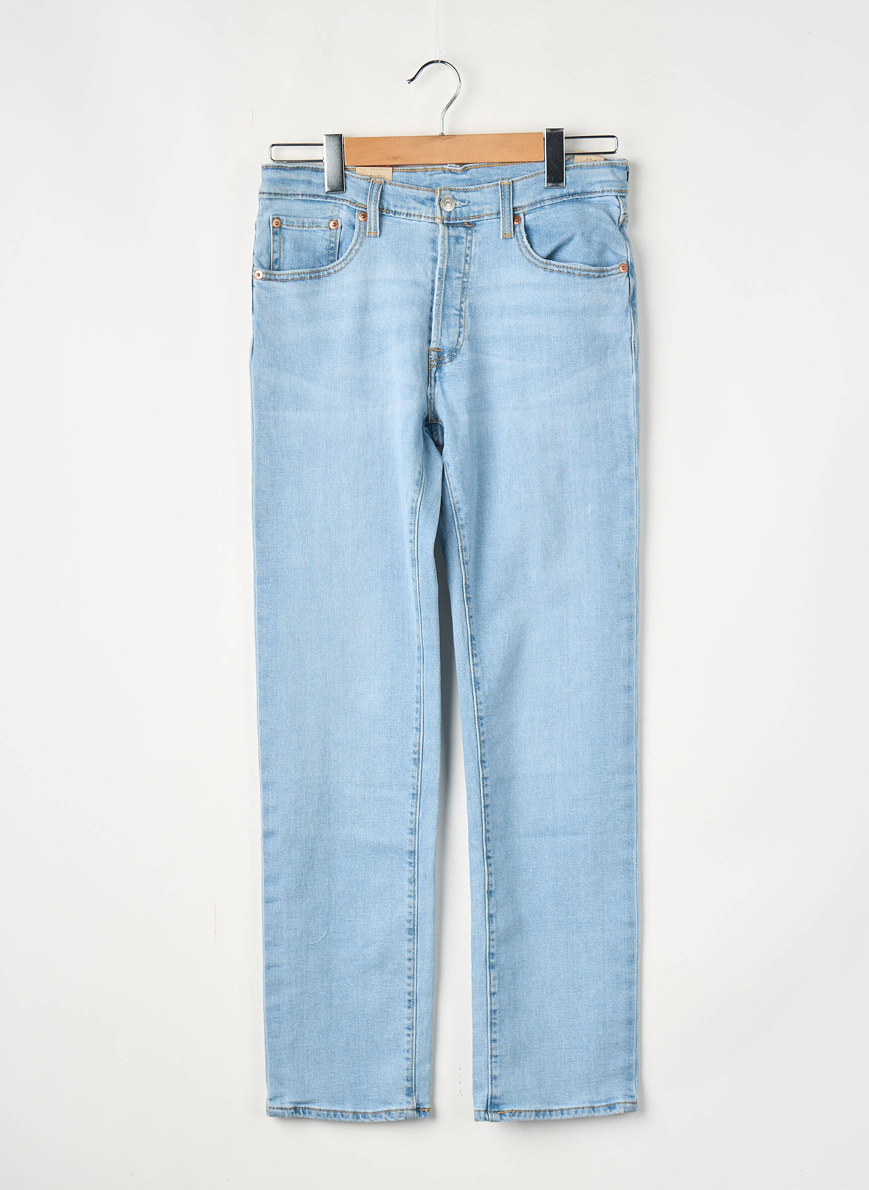 Blugi skinny albastru LEVI'S fată