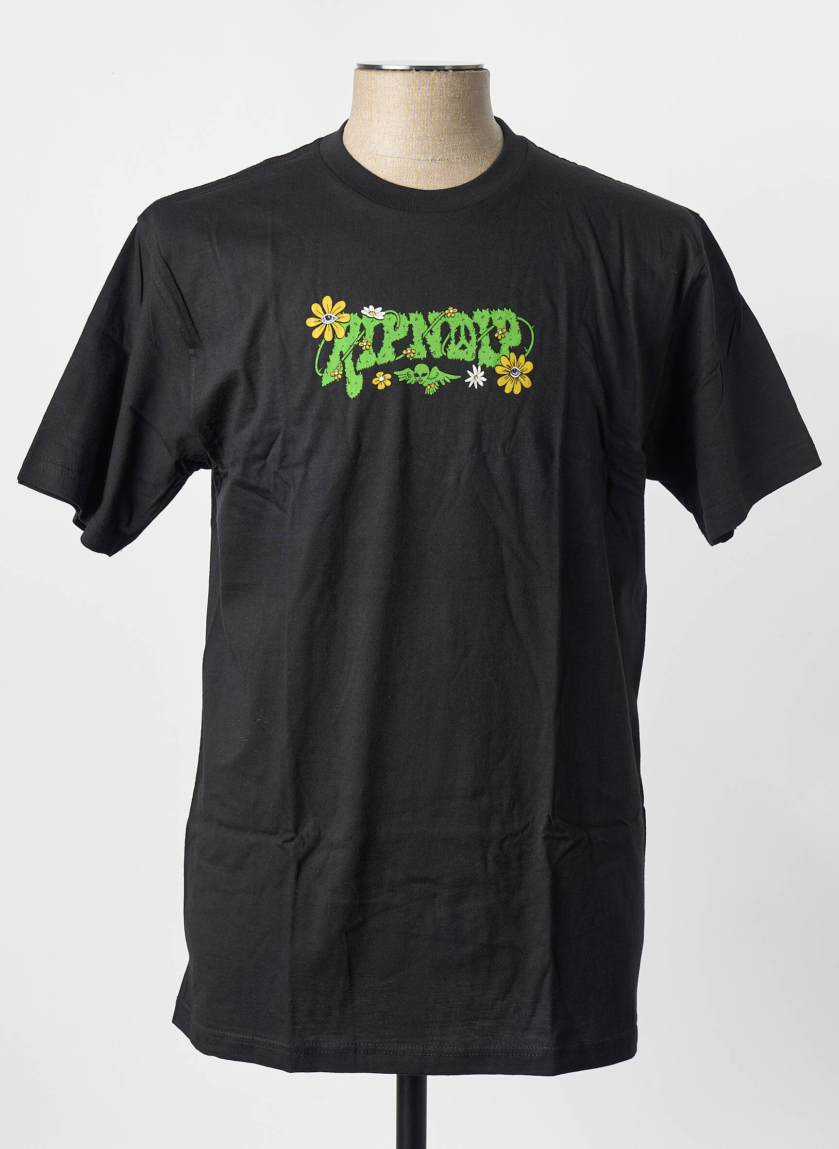 Tricou negru RIPNDIP bărbat
