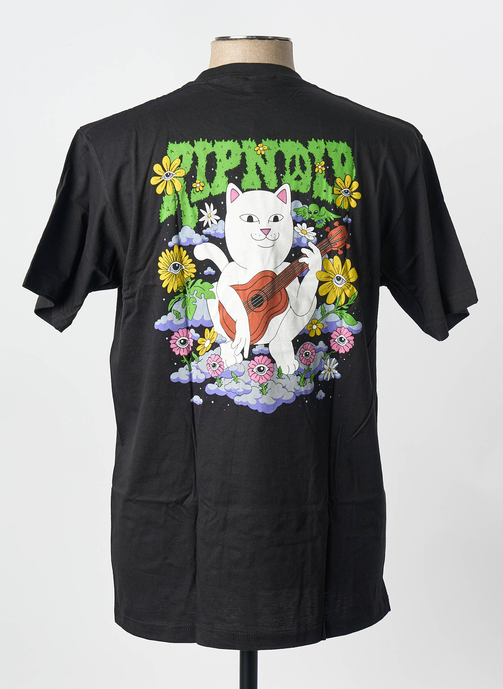 Tricou negru RIPNDIP bărbat