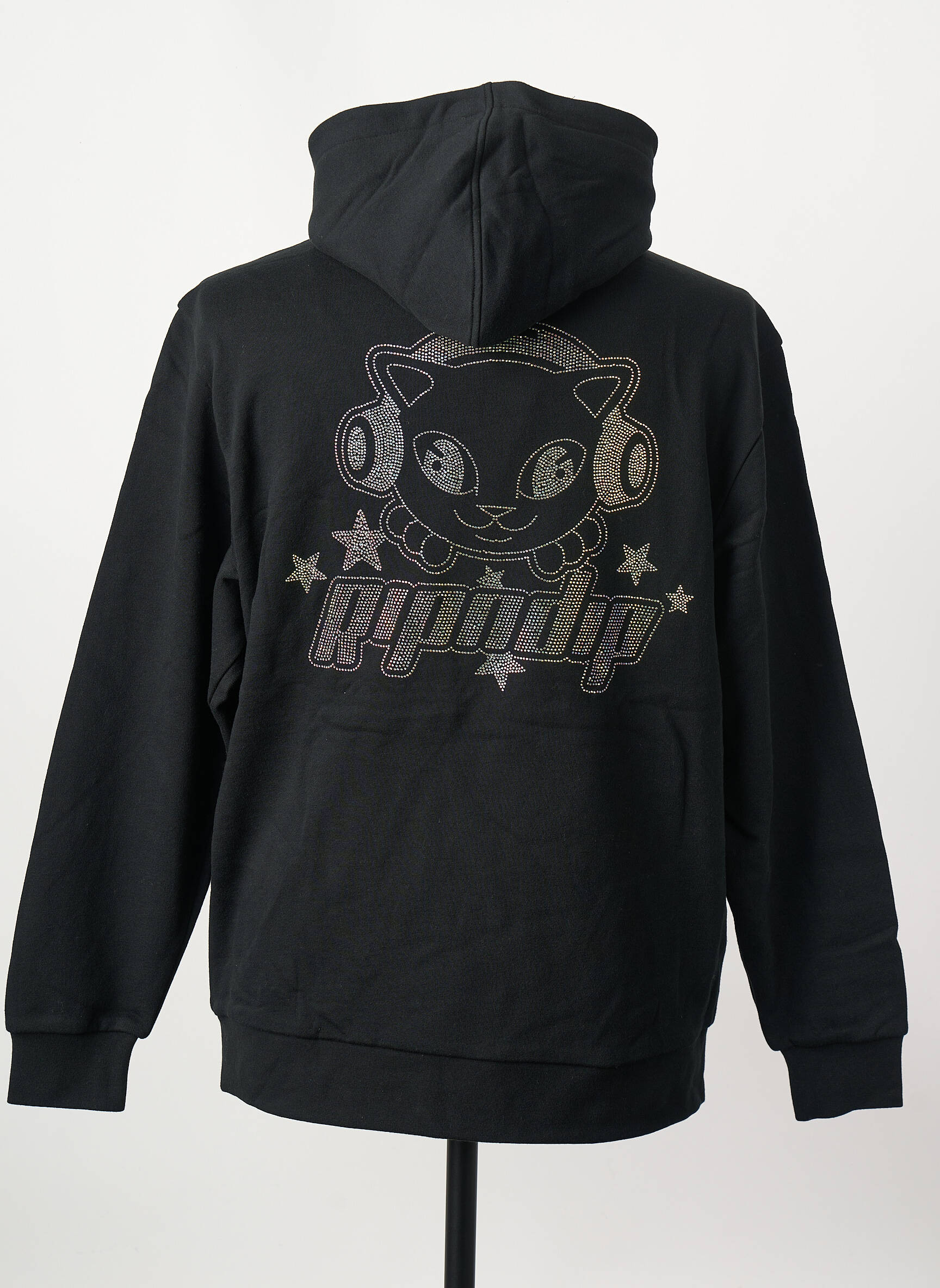 Hanorac cu glugă negru RIPNDIP bărbat