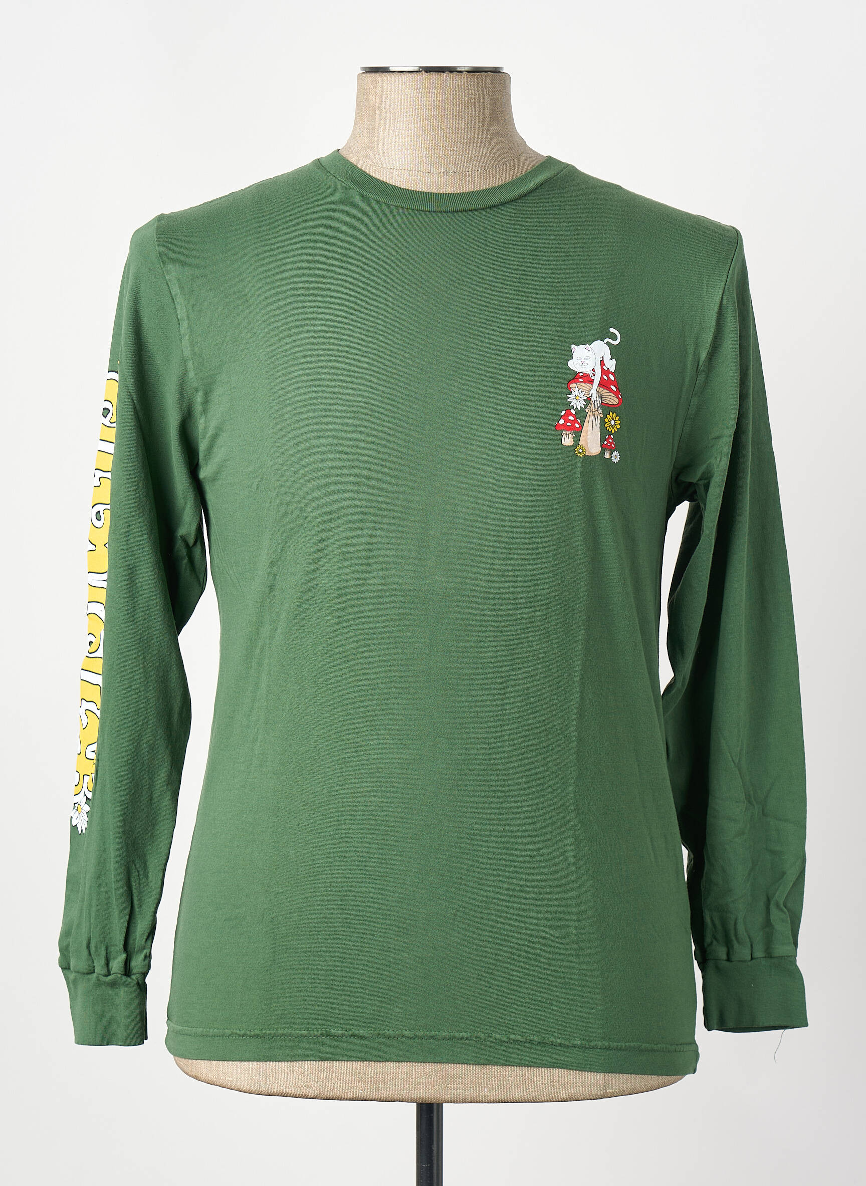 Top verde RIPNDIP bărbat