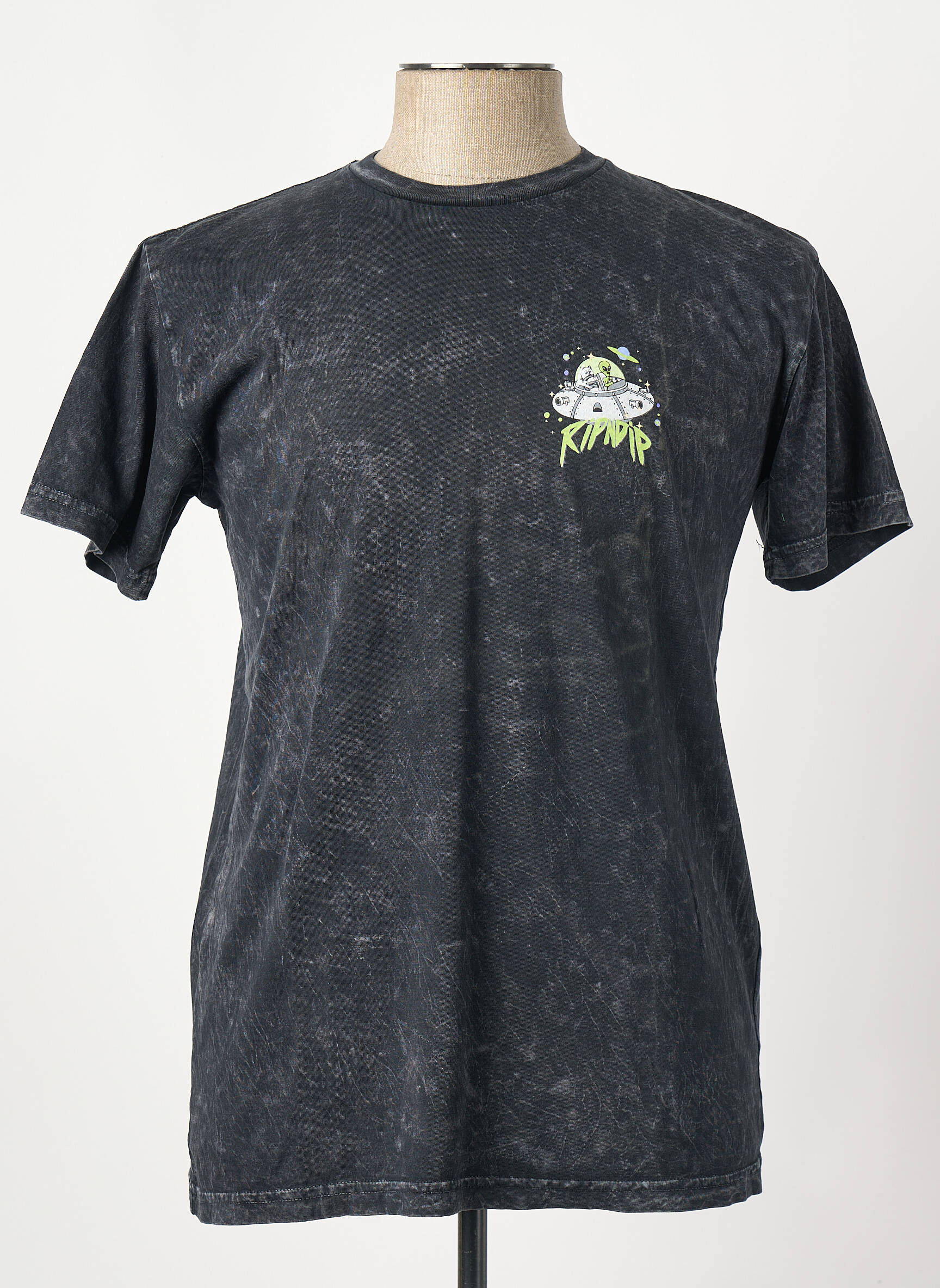 Tricou negru RIPNDIP bărbat